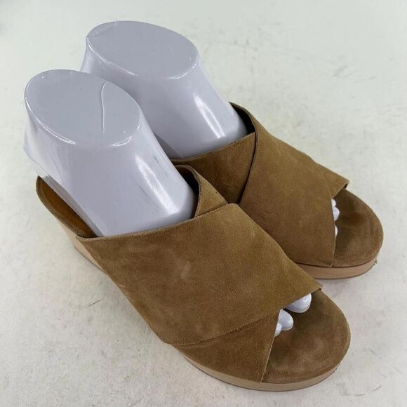 COCLICO richie clog tobacco Women's US 7 Wooden Heels Slide Mules - Picture 2 of 11